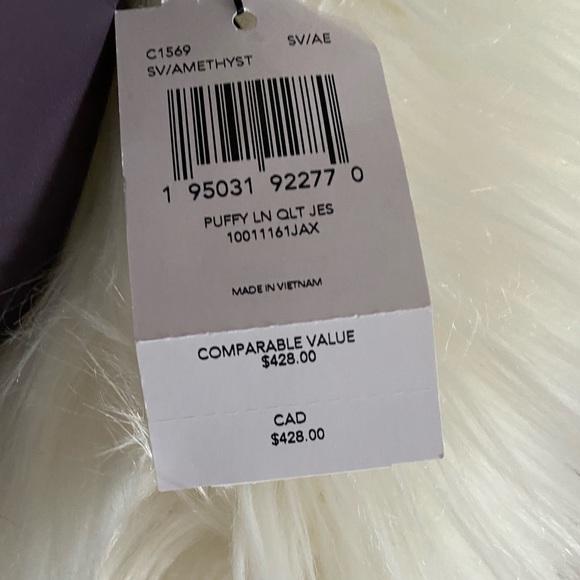 Coach Jess - Quilted Leather -Silver Amethyst Bag - Picture 6 of 9